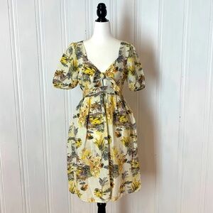 ZARA Hawaiian inspired summer dress 9.2